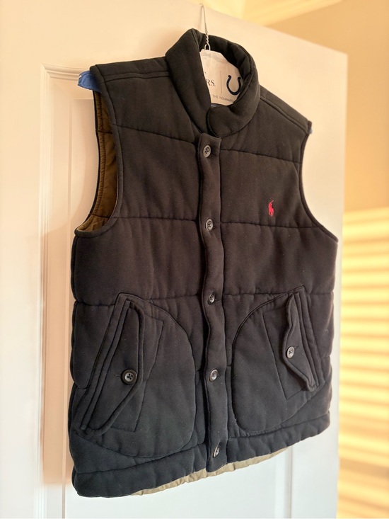 Ralph Lauren Other - Polo Ralph Lauren Men’s Black Quilted Puffer Vest Red Pony Size M